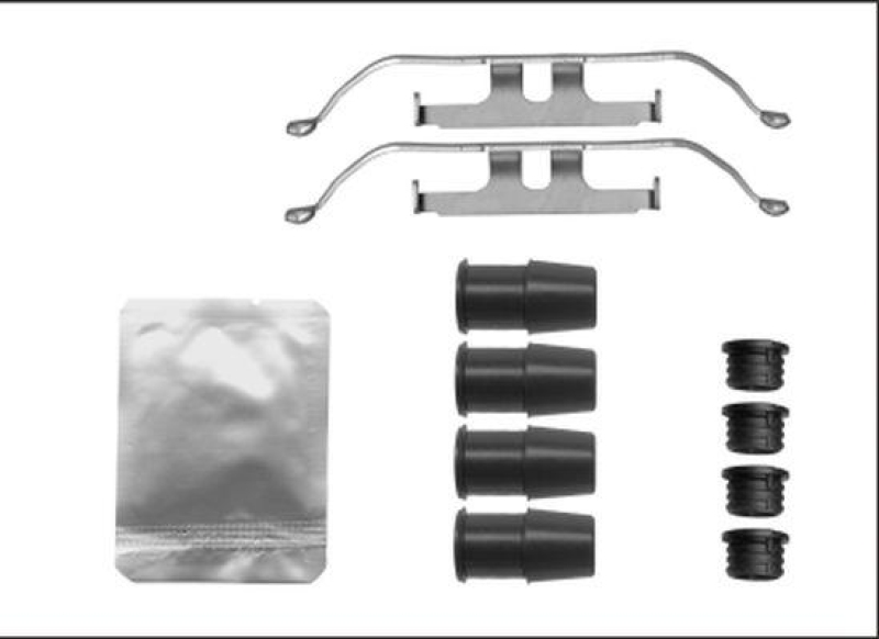 HELLA 8DZ 355 205-631 Zubehörsatz Bremssattel