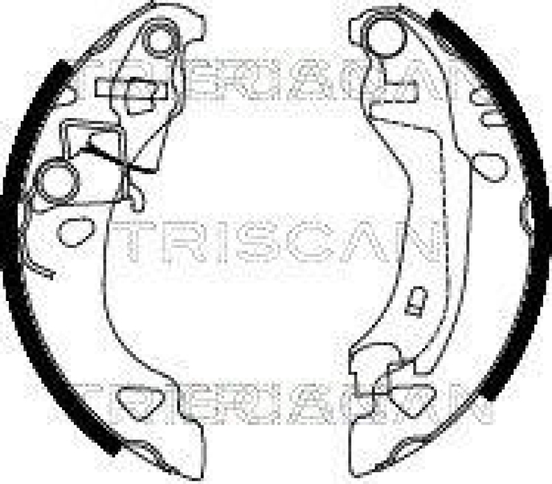 TRISCAN 8100 15015 Bremsbacken für Fiat Barva