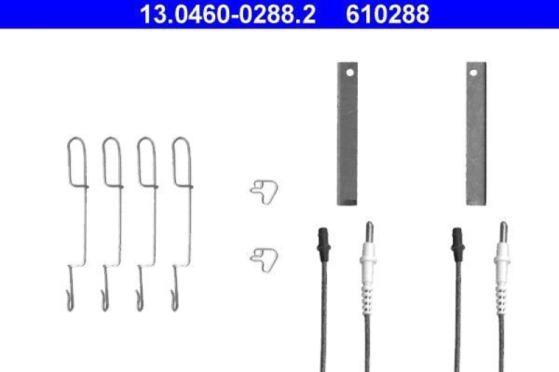 ATE 13.0460-0288.2 Belagsatz Zubehör
