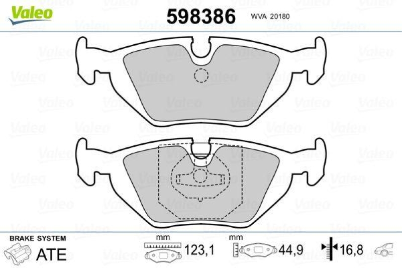 VALEO 598386 SBB-Satz PREMIUM