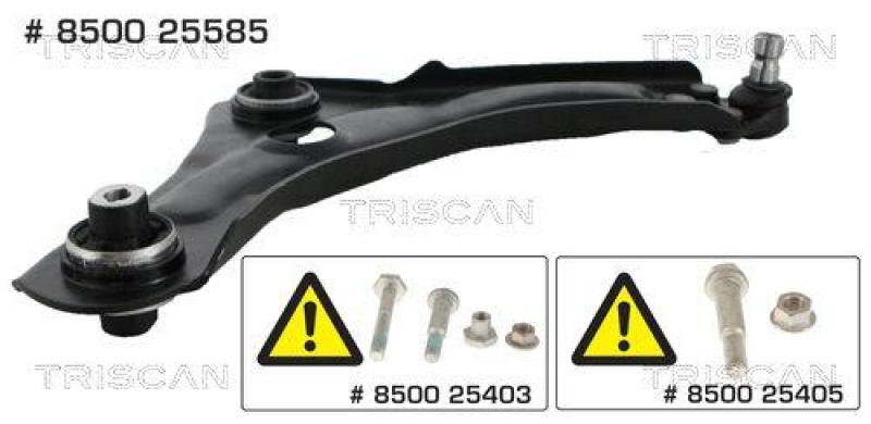 TRISCAN 8500 25585 Querlenker für Renault Megane Iv