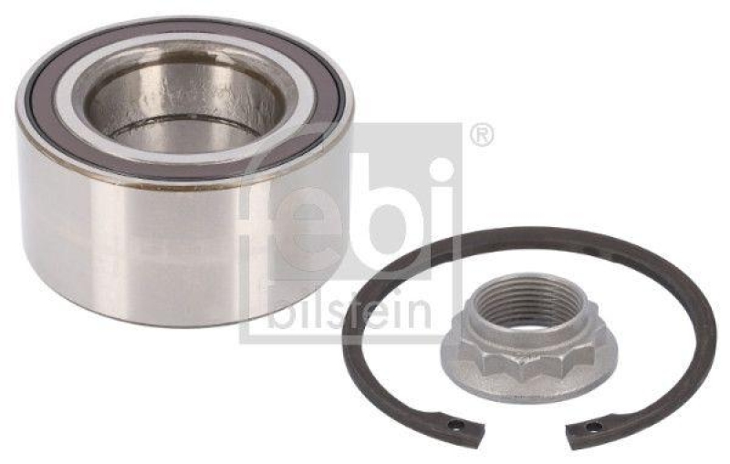 FEBI BILSTEIN 49703 Radlagersatz mit ABS-Impulsring, Achsmutter und Sicherungsring für BMW