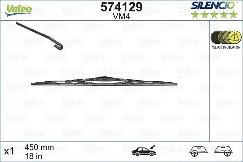 VALEO 574129 Silencio Performance (x1) VM4