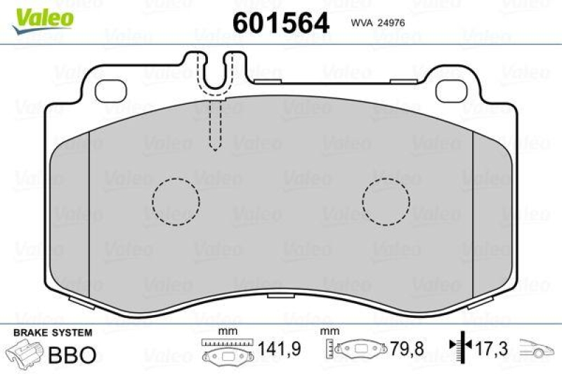 VALEO 601564 SBB-Satz PREMIUM