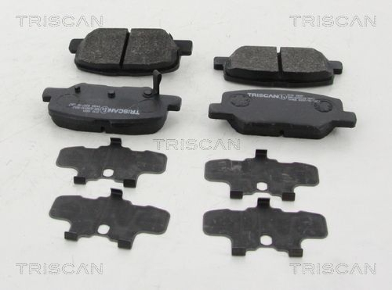 TRISCAN 8110 10601 Bremsbelag Hinten für Mazda, Mitsubishi