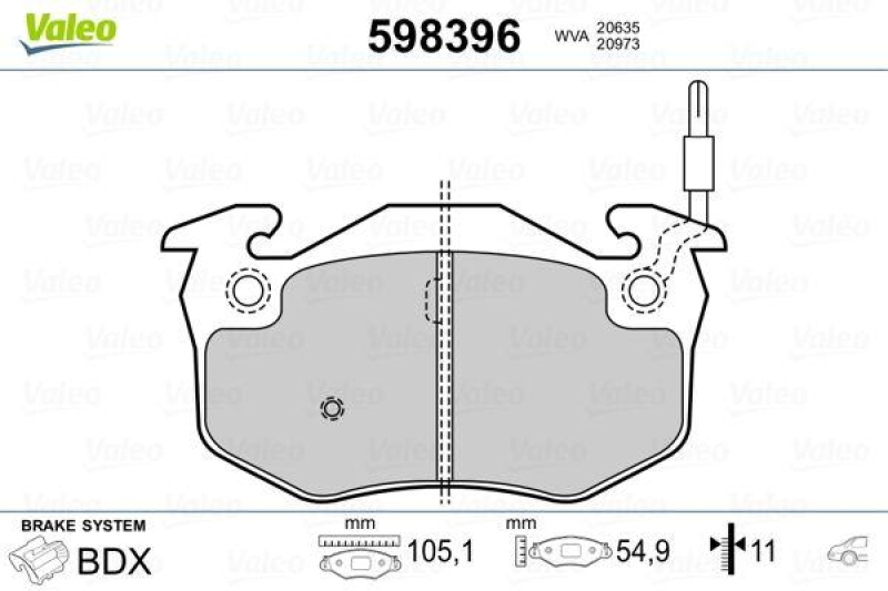 VALEO 598396 SBB-Satz PREMIUM