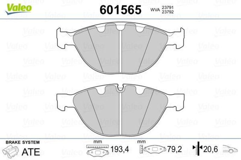 VALEO 601565 SBB-Satz PREMIUM