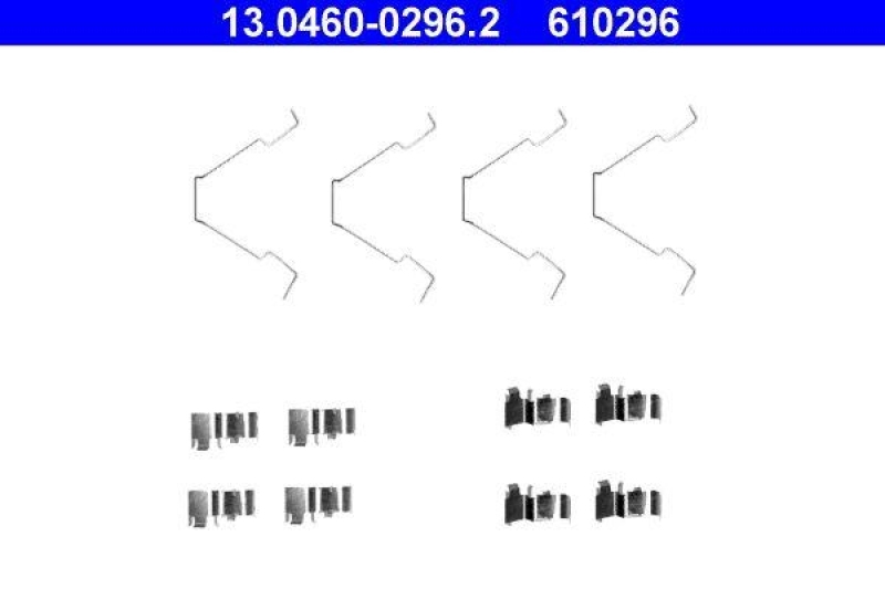 ATE 13.0460-0296.2 Belagsatz Zubehör