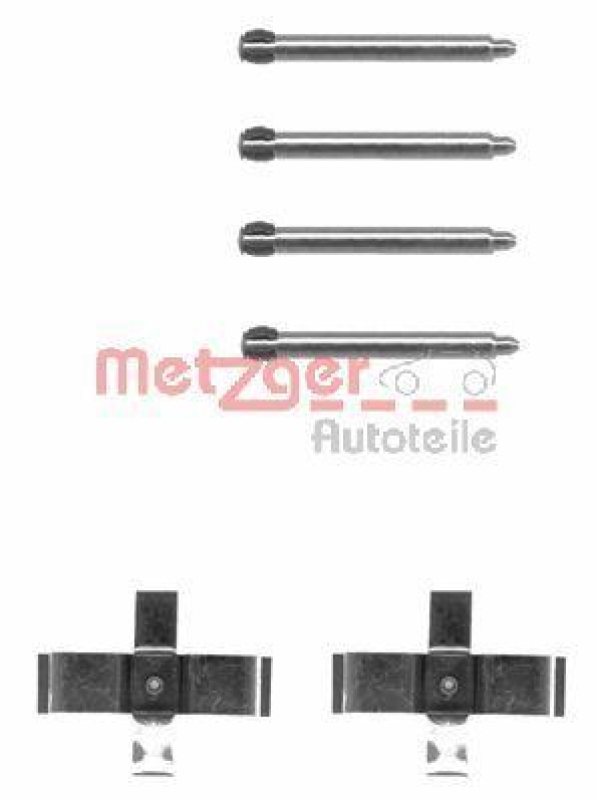 METZGER 109-1195 Zubehörsatz, Scheibenbremsbelag für MB