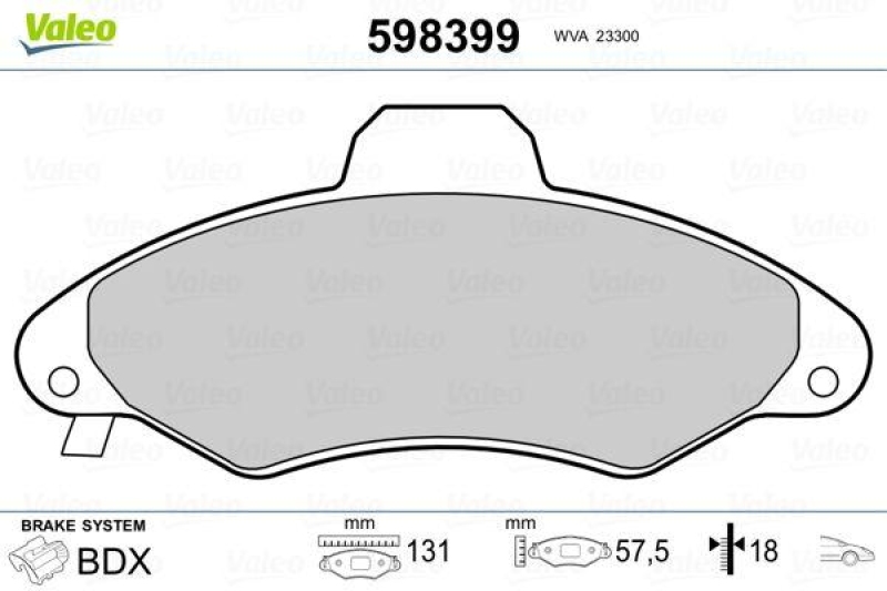 VALEO 598399 SBB-Satz PREMIUM