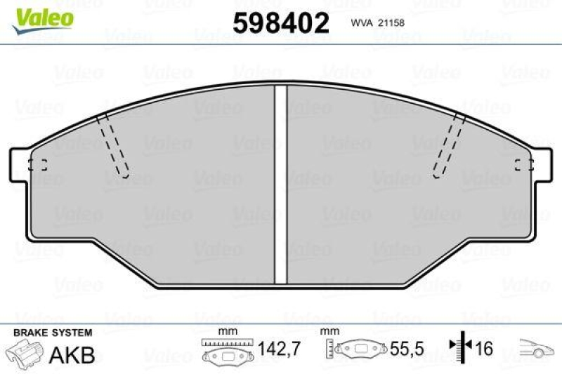 VALEO 598402 SBB-Satz PREMIUM