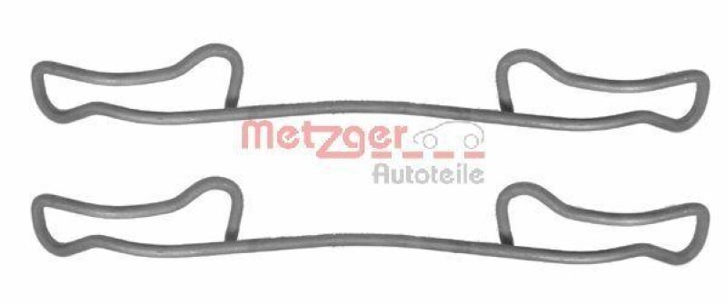 METZGER 109-1200 Zubeh&ouml;rsatz, Scheibenbremsbelag f&uuml;r MB/VW