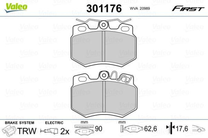 VALEO 301176 SBB-Satz FIRST