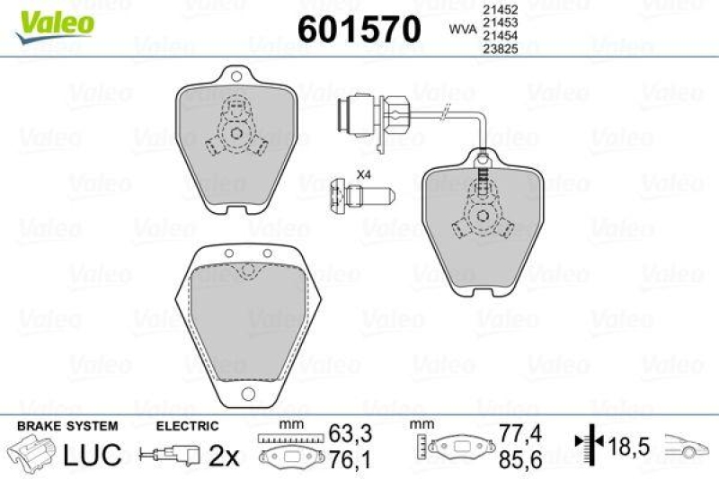 VALEO 601570 SBB-Satz PREMIUM