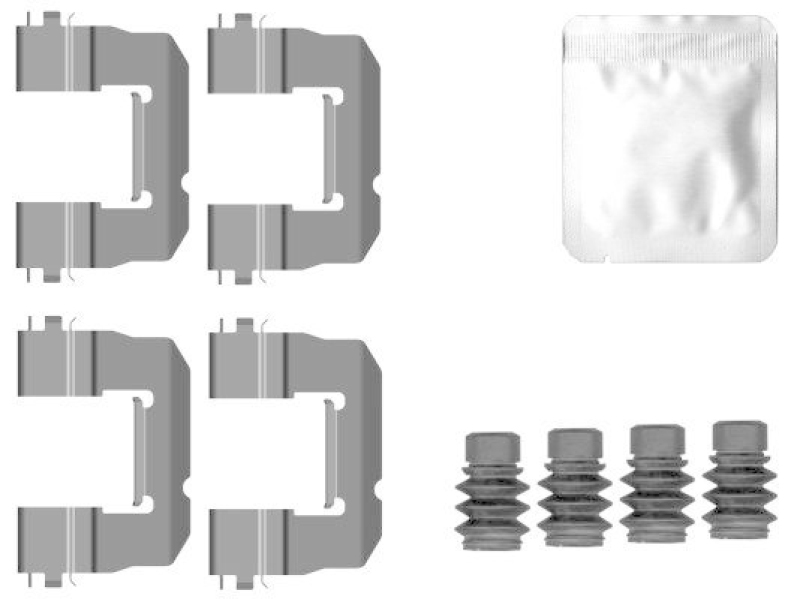 HELLA 8DZ 355 207-091 Zubehörsatz, Scheibenbrem