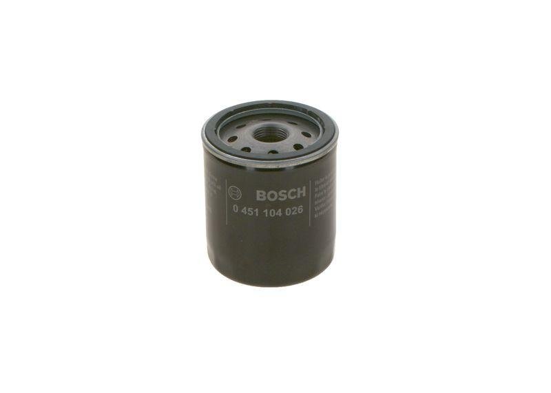 BOSCH 0 451 104 026 Ölfilter P4026 Ø 76mm Höhe 89mm