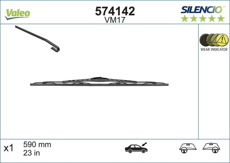 VALEO 574142 Silencio Performance (x1) VM17