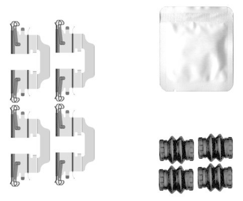 HELLA 8DZ 355 207-101 Zubehörsatz, Scheibenbrem