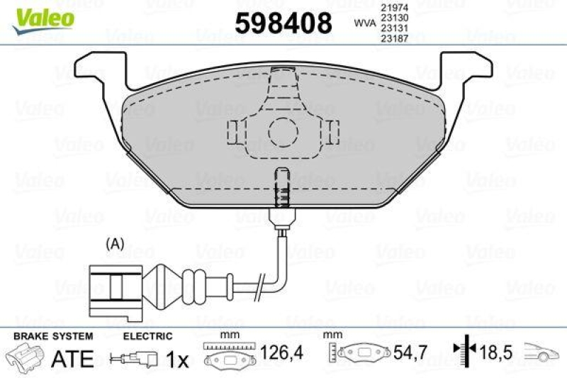 VALEO 598408 SBB-Satz PREMIUM