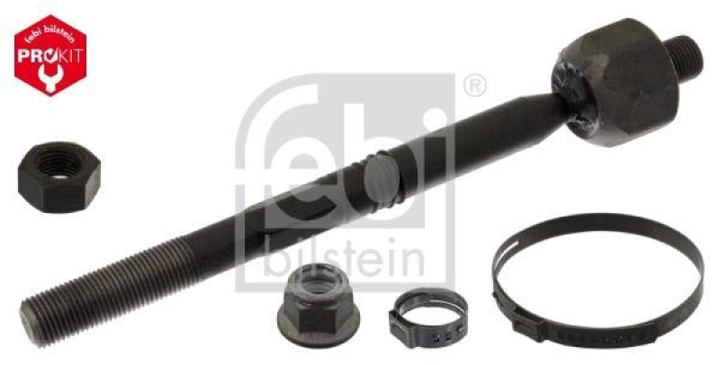 FEBI BILSTEIN 44156 Axialgelenk mit Kontermutter, Sicherungsmutter und Klemmschellen für Opel