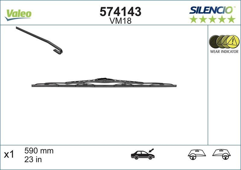 VALEO 574143 Silencio Performance (x1) VM18