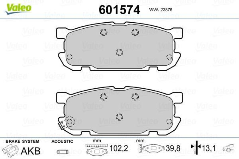 VALEO 601574 SBB-Satz PREMIUM