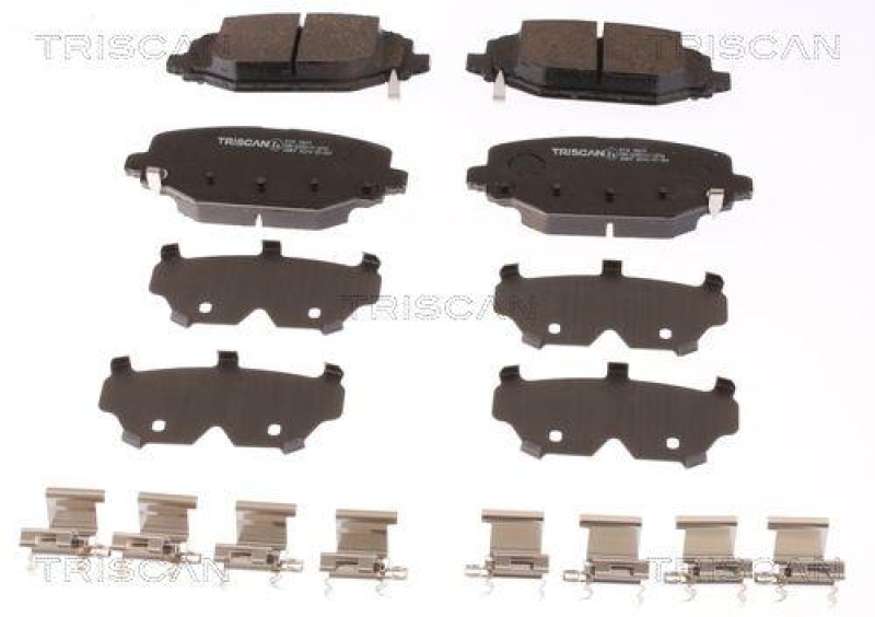 TRISCAN 8110 10611 Bremsbelag Hinten für Chrysler, Fiat