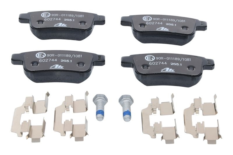 ATE 13.0460-2744.2 Bremsbelagsatz Scheibenbremse für Hinterachse