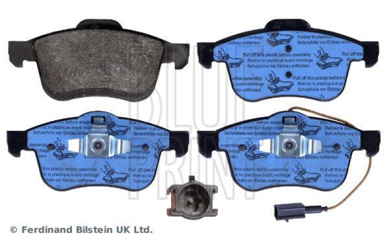 BLUE PRINT ADL144215 Bremsbelagsatz f&uuml;r Fiat PKW