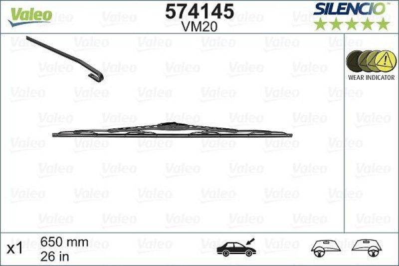 VALEO 574145 Silencio Performance (x1) VM20