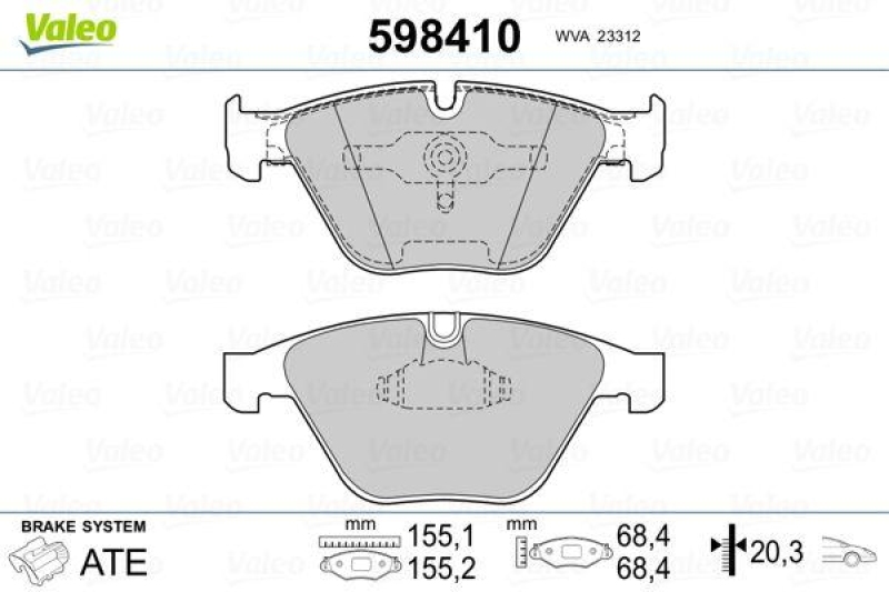 VALEO 598410 SBB-Satz PREMIUM