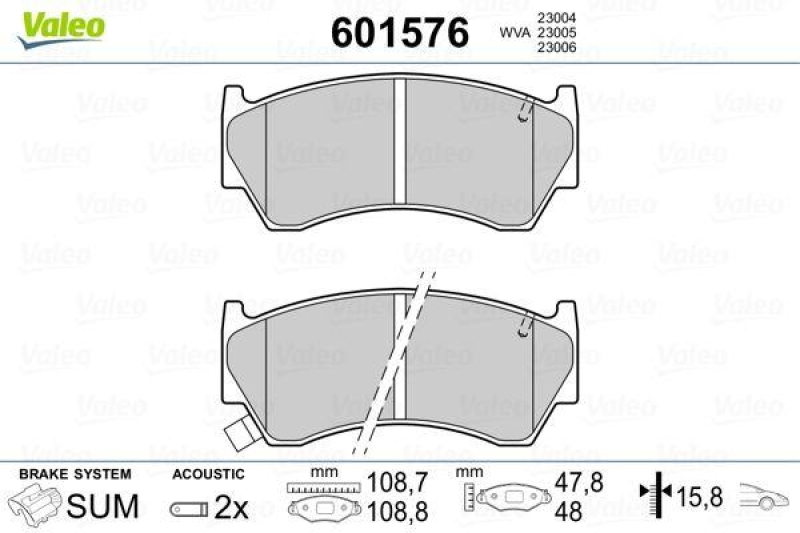 VALEO 601576 SBB-Satz PREMIUM