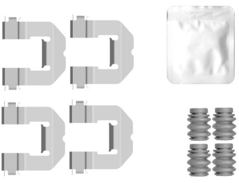 HELLA 8DZ 355 207-131 Zubehörsatz, Scheibenbrem