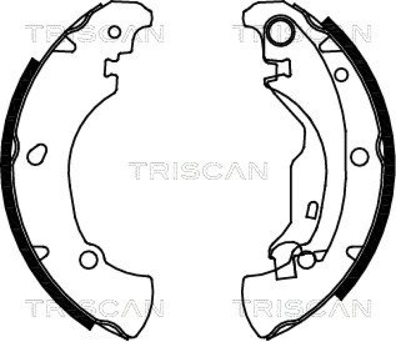 TRISCAN 8100 15625 Bremsbacken für Fiat Barva / Bravo