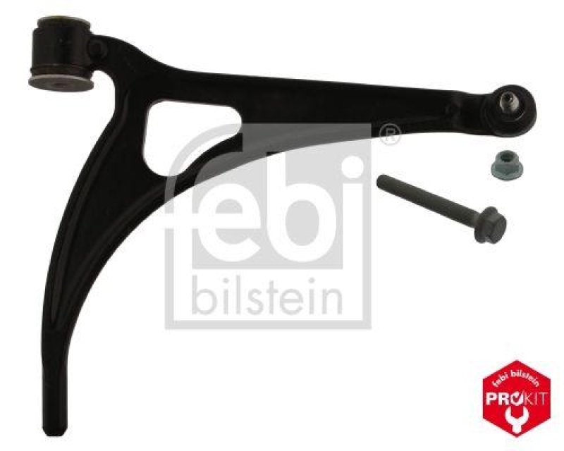 FEBI BILSTEIN 39645 Querlenker mit Lager, Gelenk, Befestigungsschraube und Sicherungsmutter für VW-Audi