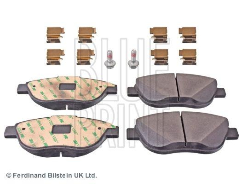 BLUE PRINT ADL144217 Bremsbelagsatz mit Befestigungsmaterial für Fiat PKW