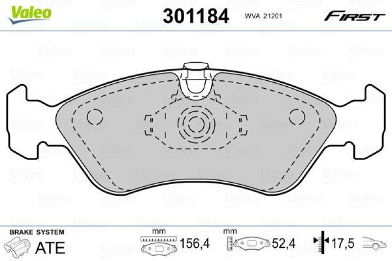 VALEO 301184 SBB-Satz FIRST