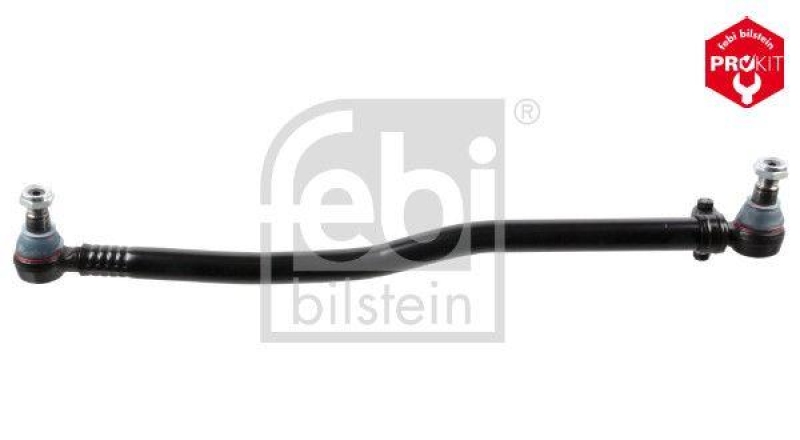 FEBI BILSTEIN 22395 Lenkstange mit Kronenmuttern und Splinten, vom Lenkgetriebe zur 1. Vorderachse für Mercedes-Benz