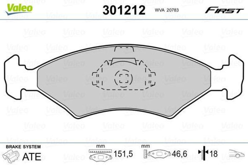 VALEO 301212 SBB-Satz FIRST