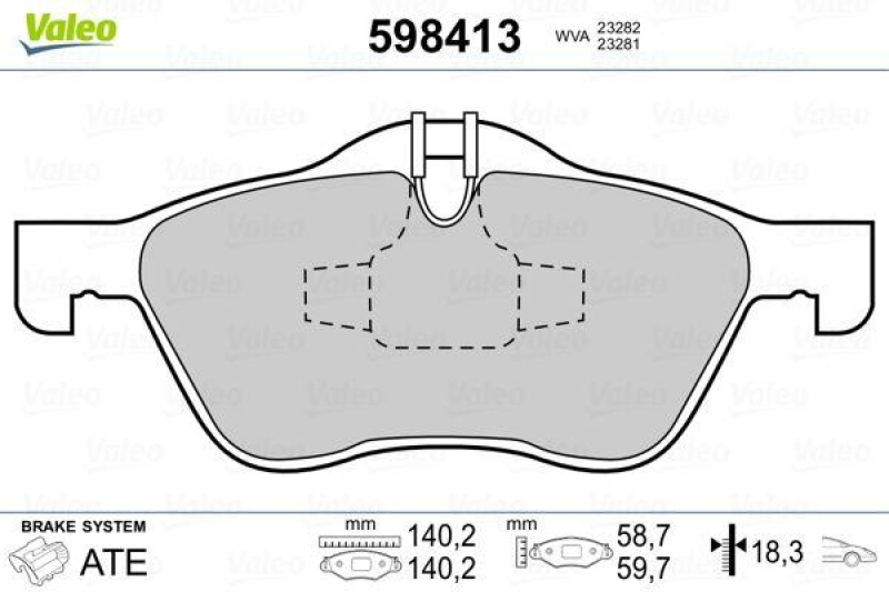 VALEO 598413 SBB-Satz PREMIUM