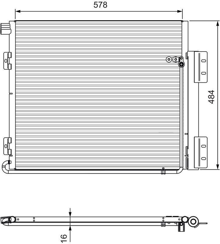 VALEO 815060 Kondensator MAN TGL (04/05-), TGM (