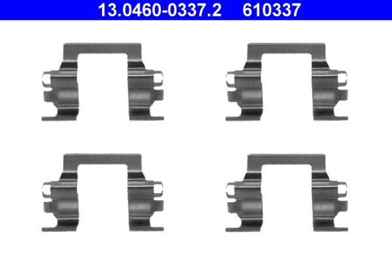 ATE 13.0460-0337.2 Belagsatz Zubehör