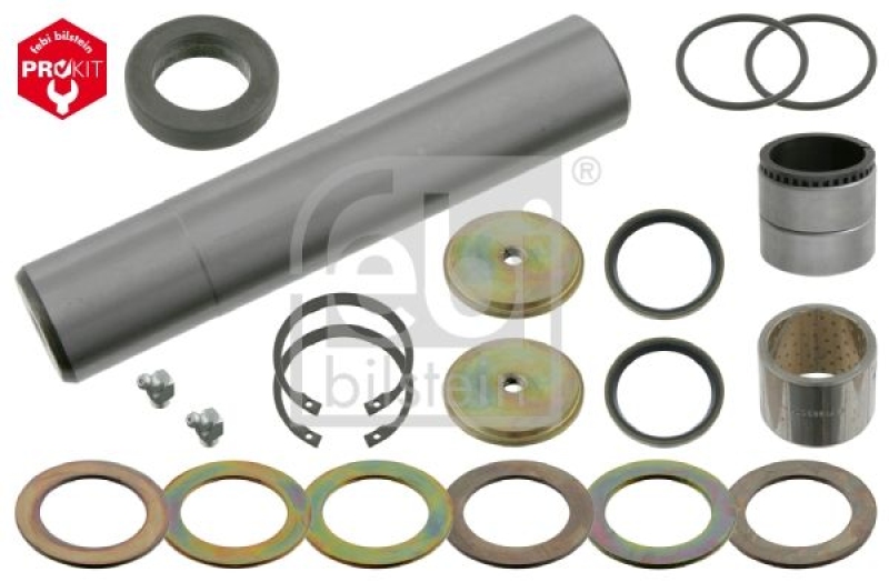 FEBI BILSTEIN 10608 Achsschenkelbolzensatz mit Drucklager, Einzelsatz für M A N