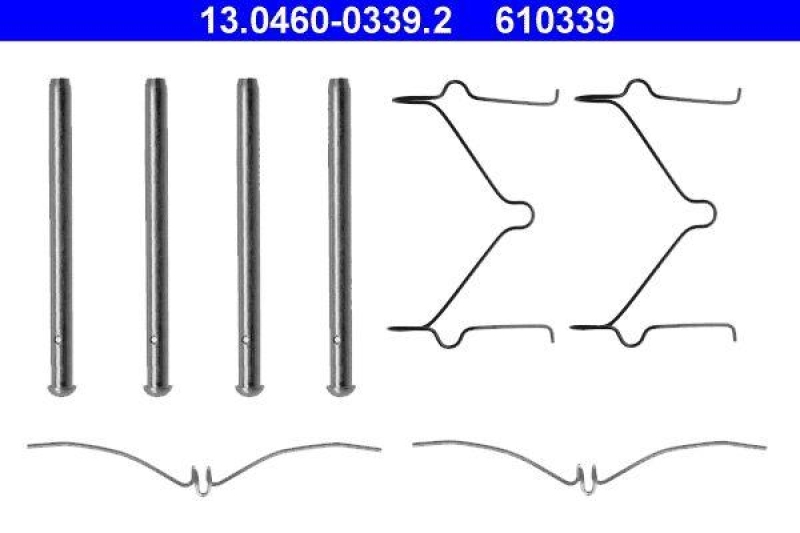 ATE 13.0460-0339.2 Belagsatz Zubehör