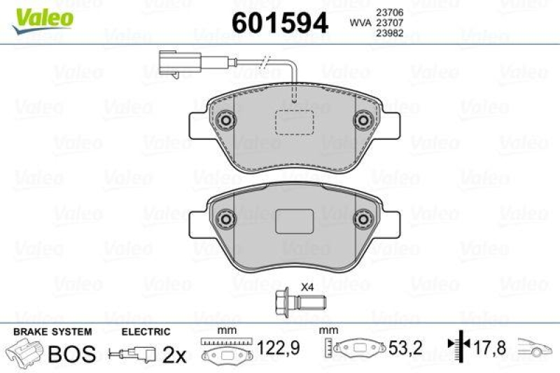 VALEO 601594 SBB-Satz PREMIUM