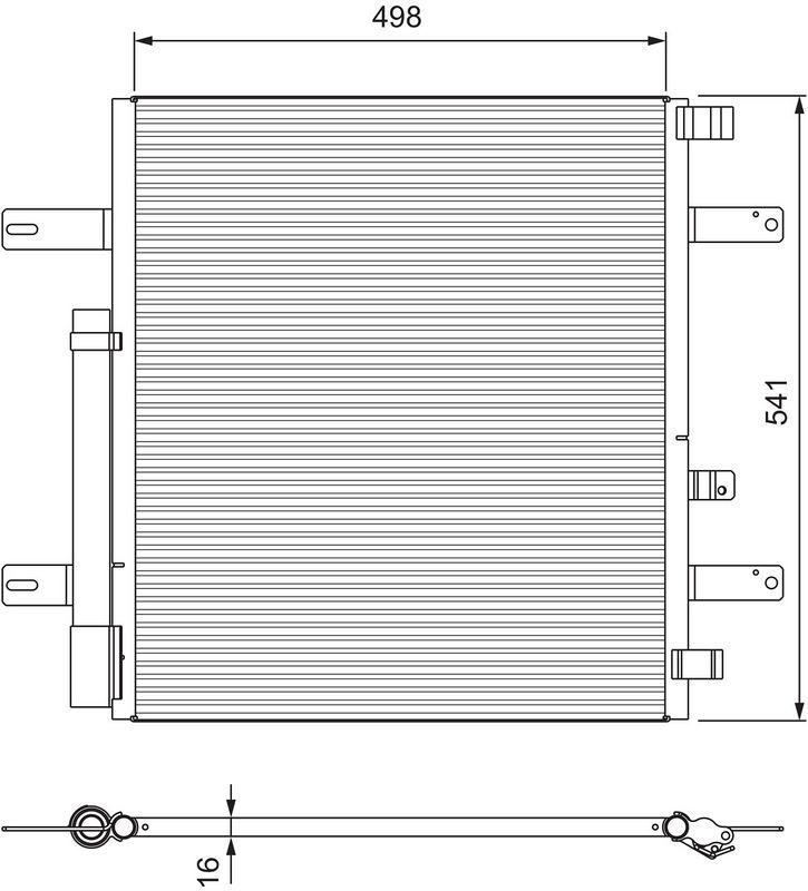 VALEO 815061 Kondensator MERCEDES BENZ ATEGO (01