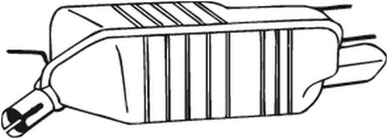 BOSAL 185-403 Endschalldämpfer