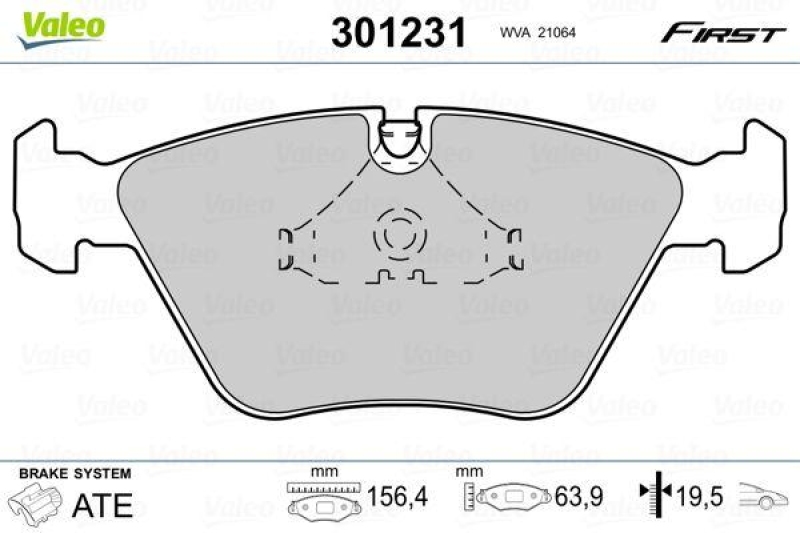 VALEO 301231 SBB-Satz FIRST