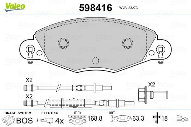 VALEO 598416 SBB-Satz PREMIUM