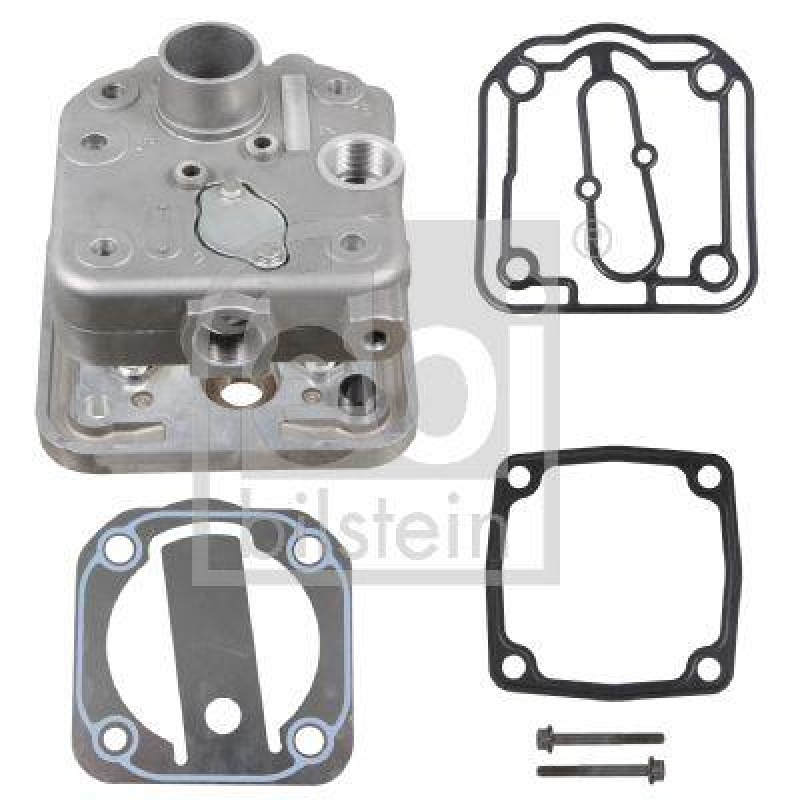 FEBI BILSTEIN 24253 Zylinderkopf für Luftpresser, mit Ventilplatte für Mercedes-Benz